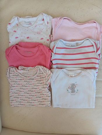 Lot bodies 9/12 mois