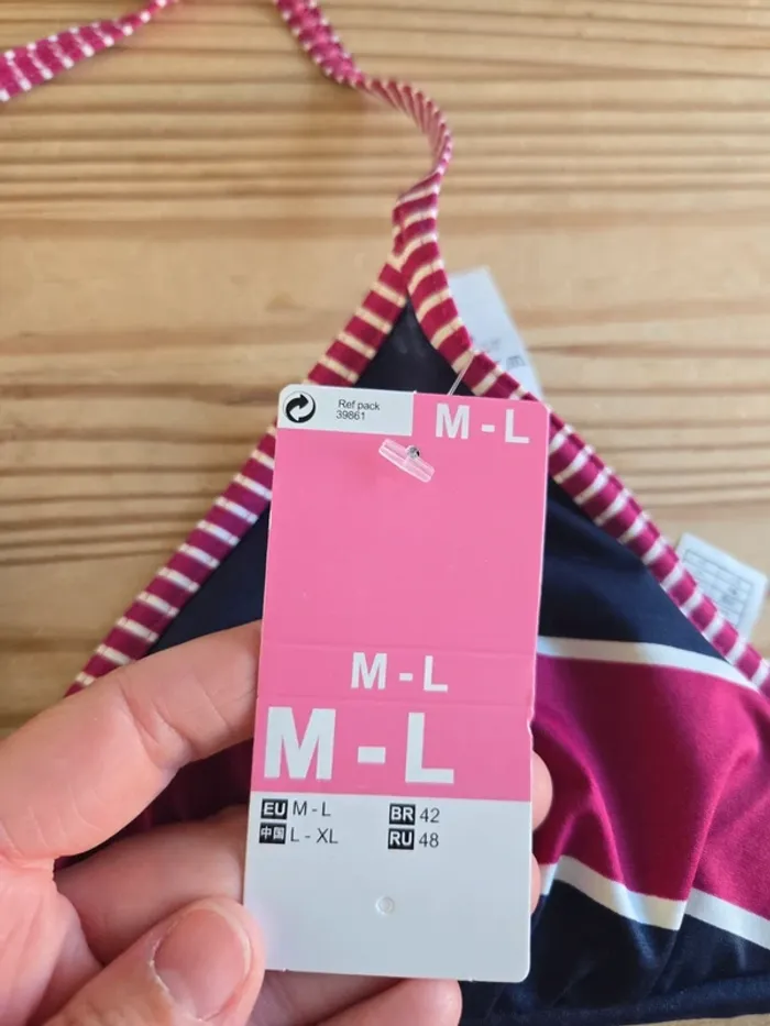 Haut de maillot de bain oxylane M- L - photo numéro 2