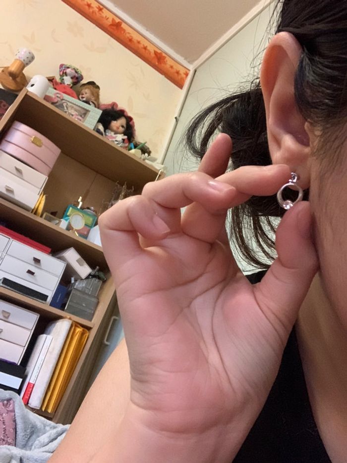 Boucles d'oreilles Mini Ring - photo numéro 2