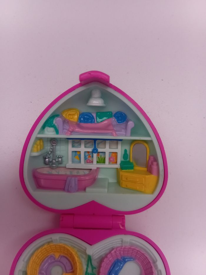 Polly pocket bluebird 1993 Cœur rose Chiens précieux - photo numéro 5