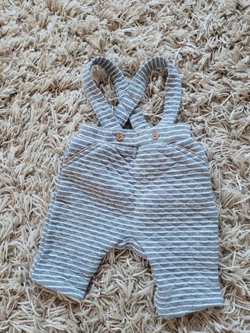 Pantalon à bretelle, taille 0 mois 50 cm