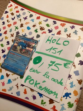 carte Pokémon léviator holographique 130/165 EV3.5 collection 151 FR neuf sortie de booster