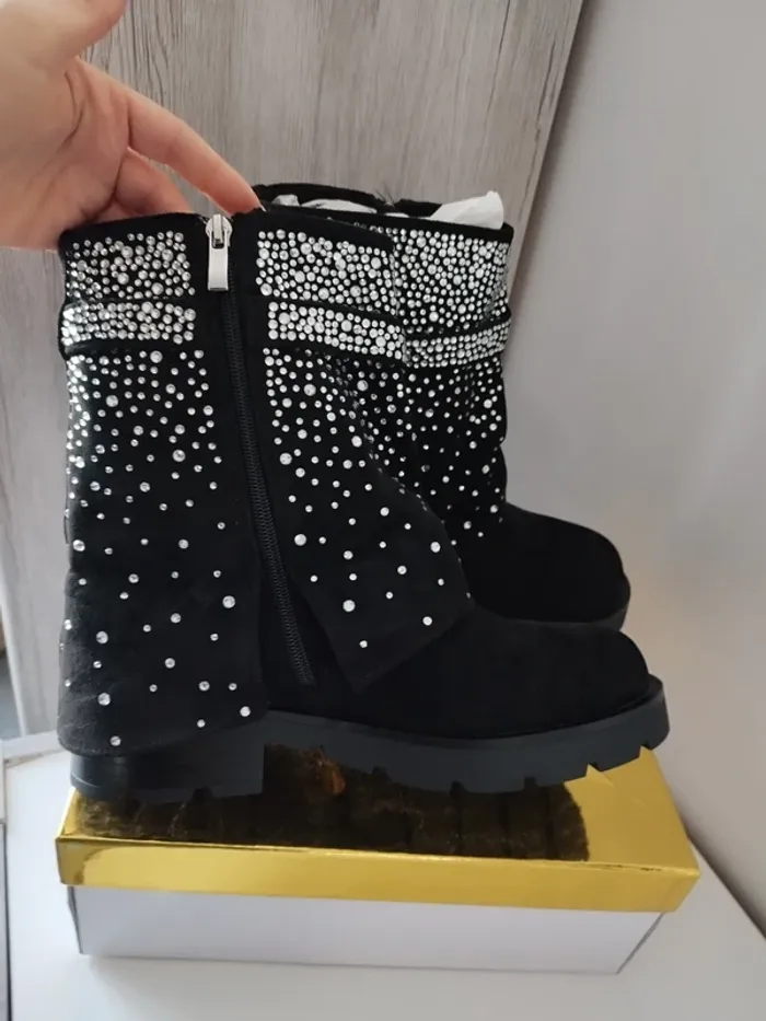 Bottines strass femme - photo numéro 5