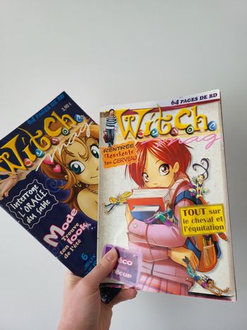 Lot de 2 W.I.T.C.H. mag 146 et 147 année 2006 bd disney