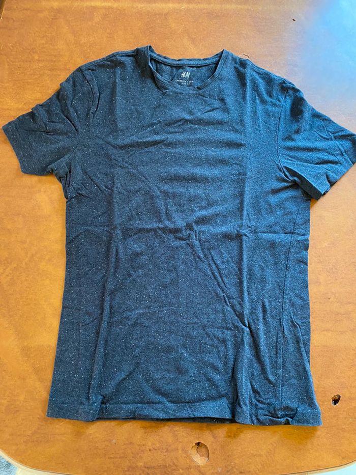 T shirt uni bleu