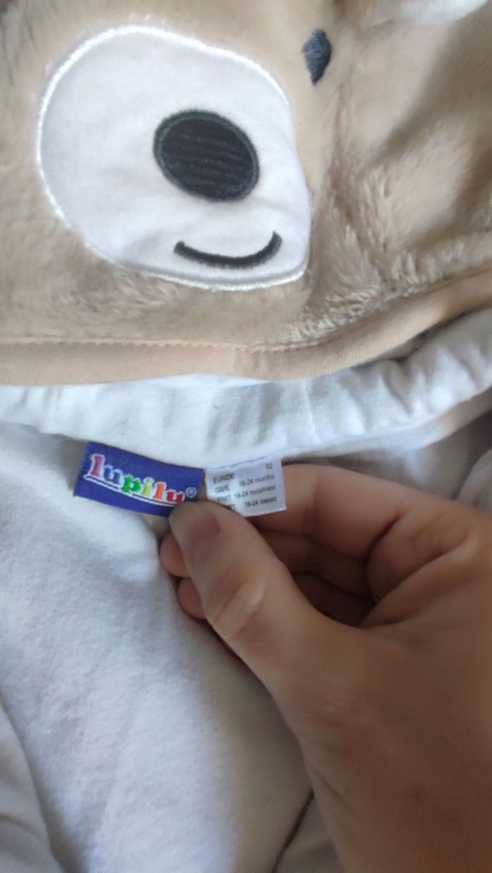 Combinaison en peluche enfant Lupilu - photo numéro 5