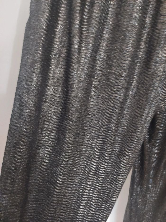 Pantalon  ample argenté - photo numéro 3