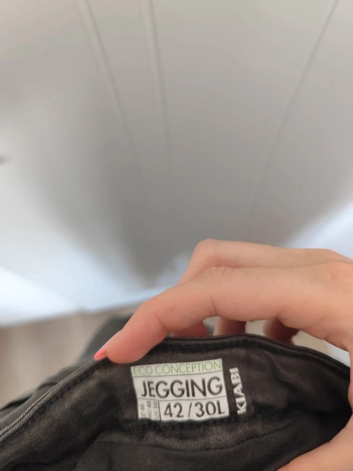 Jegging grossesse gris - photo numéro 3