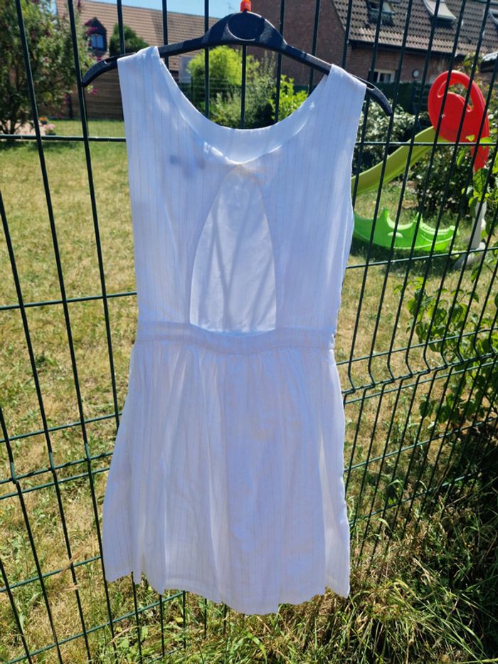 Robe blanche dos-nu Okaïdi 10 ans - photo numéro 2