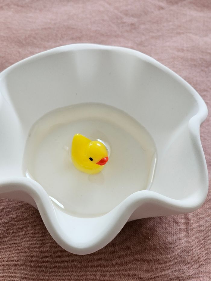 Pot à bijoux canard original ! Vide-poche mignon fait main – Idée cadeau originale - photo numéro 3