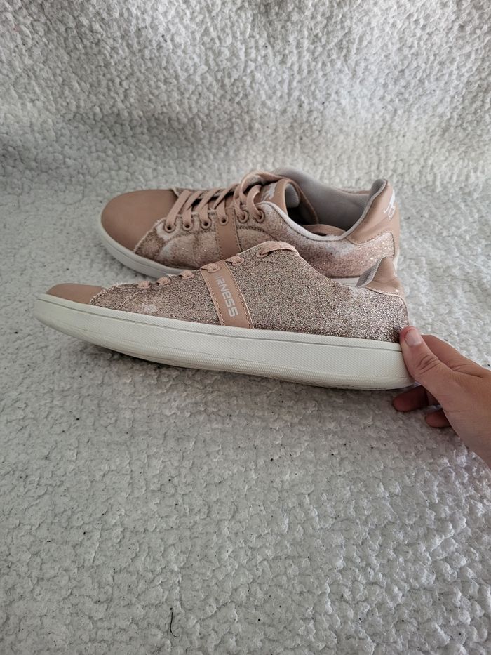 Basket rose pailleté pointure 39 - photo numéro 3