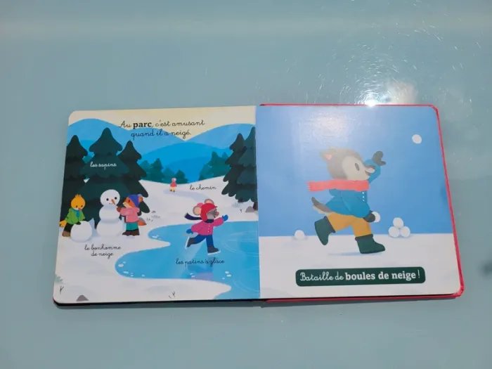 Livre animé à tirettes et roues 🛷 L'Hiver 🧣 - photo numéro 8