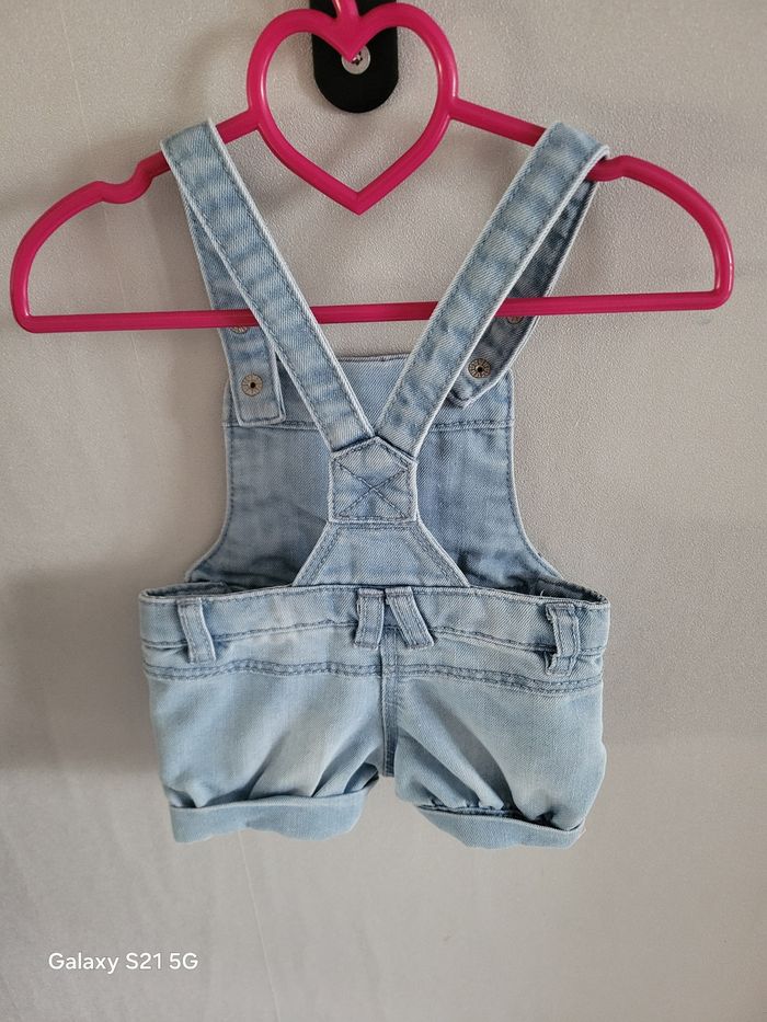 Salopette short en jean bébé – Tape à l’Œil - photo numéro 3