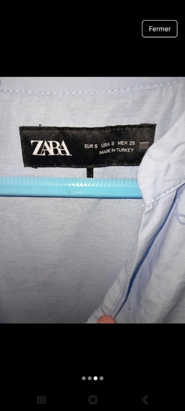 Robe bleu zara - photo numéro 4