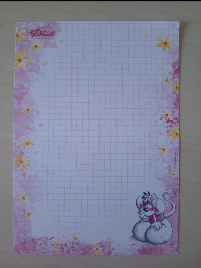 Diddl - Feuille A5 neuve - 0,40€