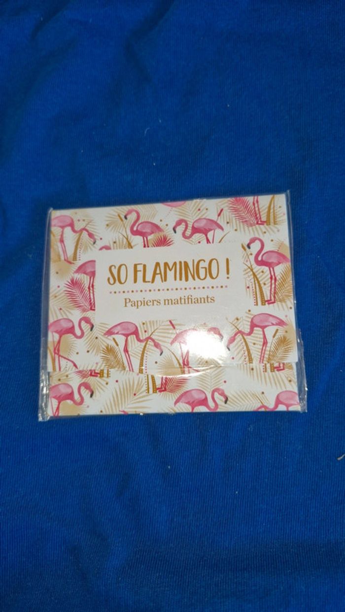 So Flamingo papier matifiant