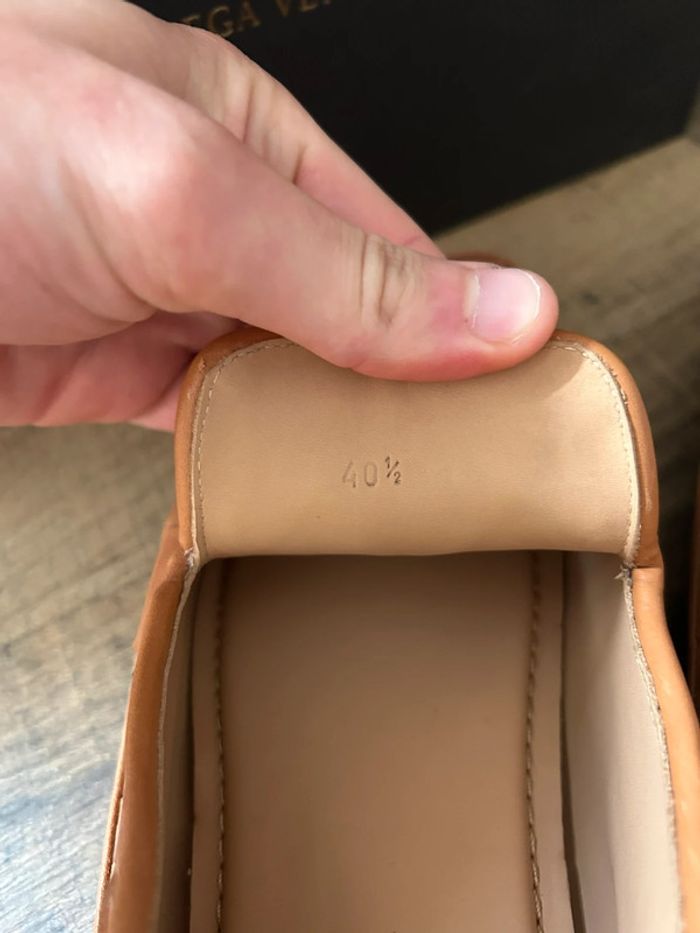 Mocassins Camel Bottega Veneta 40,5 - photo numéro 5