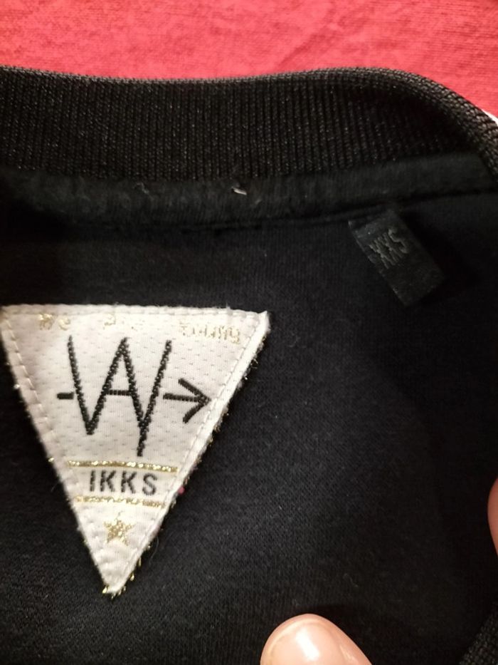Pull noir polaire en 10 ans IKKS - photo numéro 4