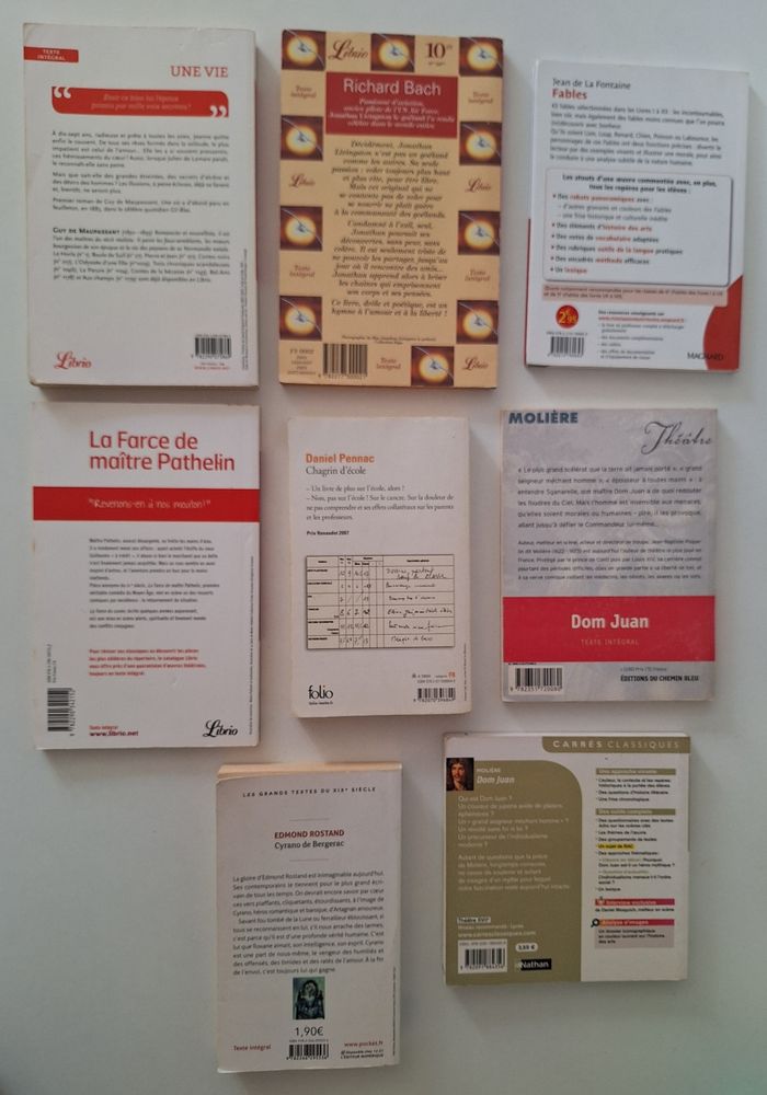 Lot de 8 livres étudiés au collège - photo numéro 2