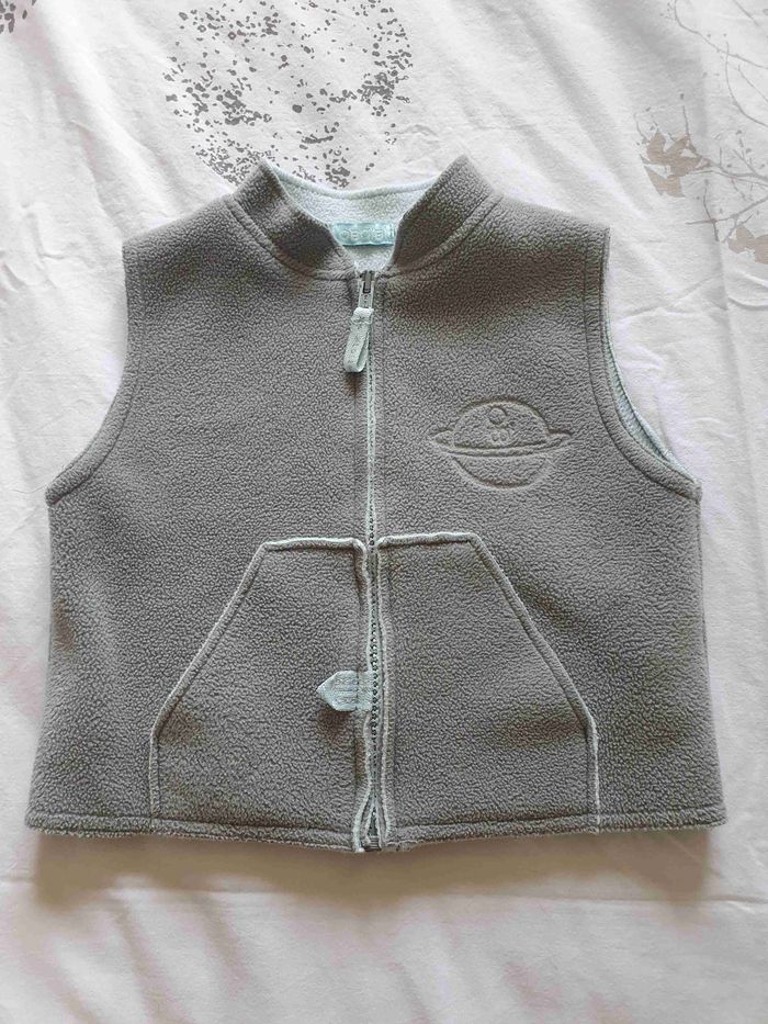 Gilet Zippé sans manche - Okaidi - 6 mois