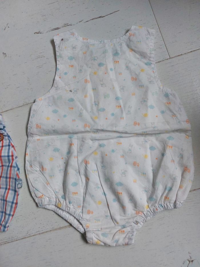 Lot de 2 combinaisons barboteuses Sergent Major Taille 3 mois - photo numéro 4