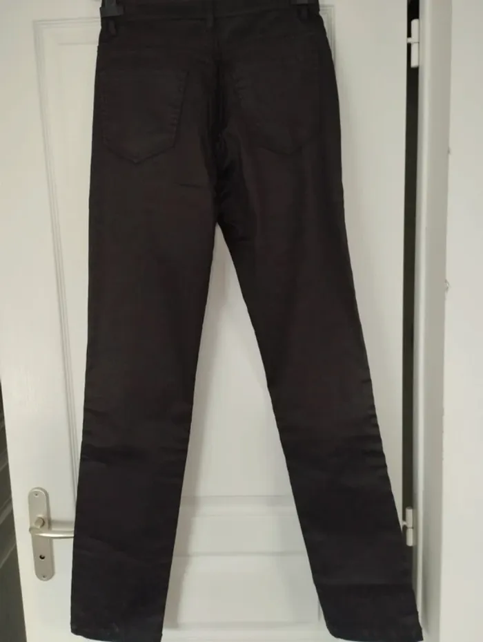 Pantalon slim enduit Darel - photo numéro 2