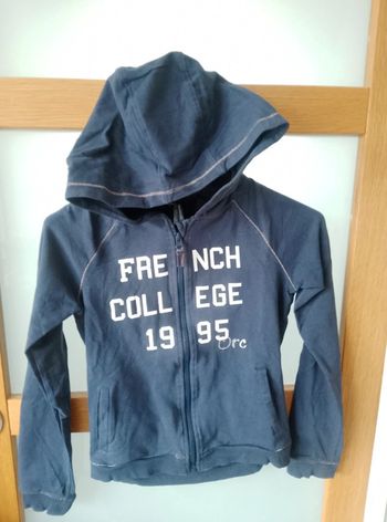 Sweat gilet zippé à capuche - Fille 12 ans