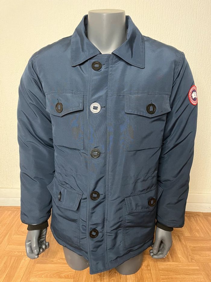 Manteau parka bleu Canada Goose - photo numéro 2