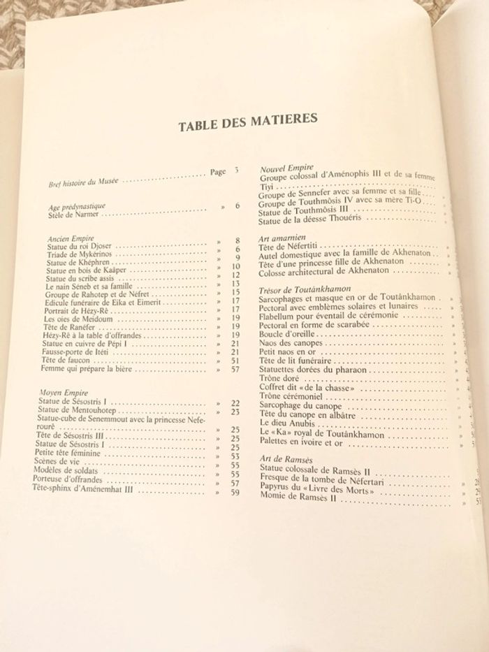 Livre Les chefs d'oeuvre du Musée Égyptien - photo numéro 6