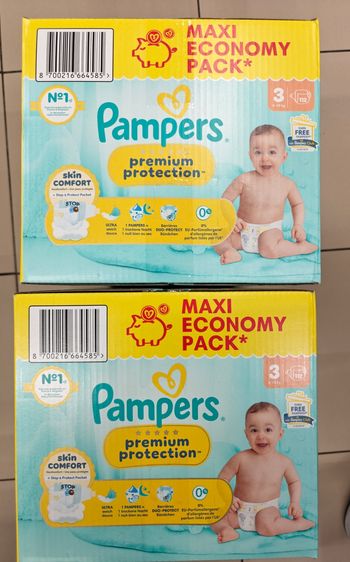224 couches taille premium protection pampers