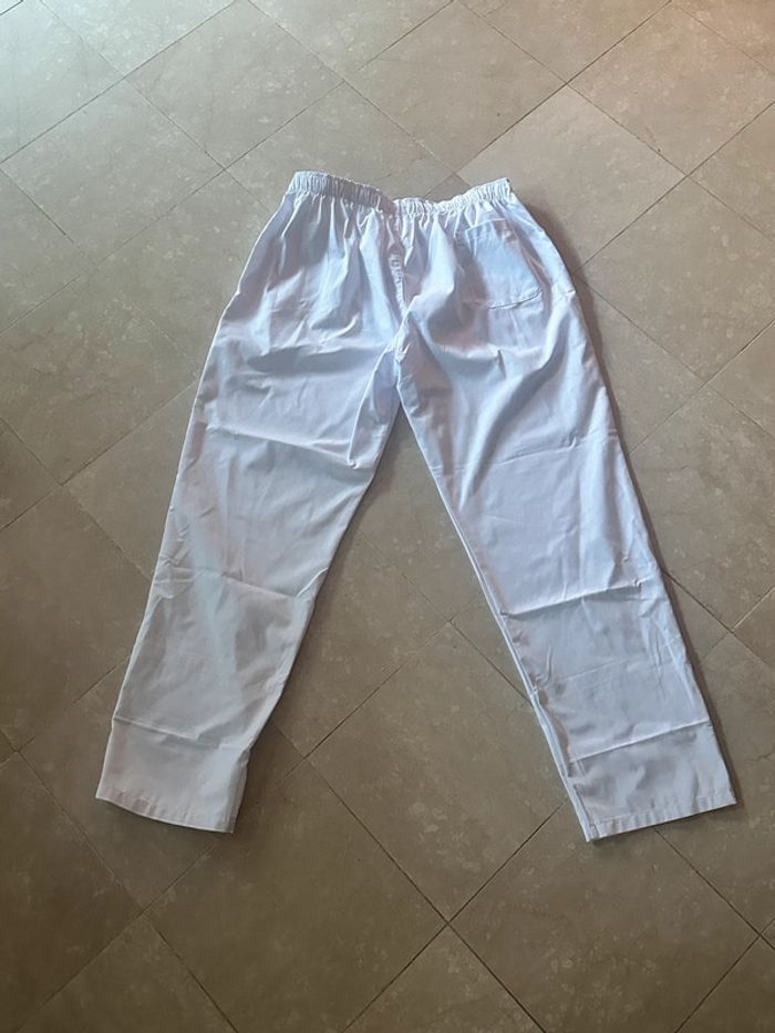 Manelli Pantalon blanc pour esthéticienne - photo numéro 5
