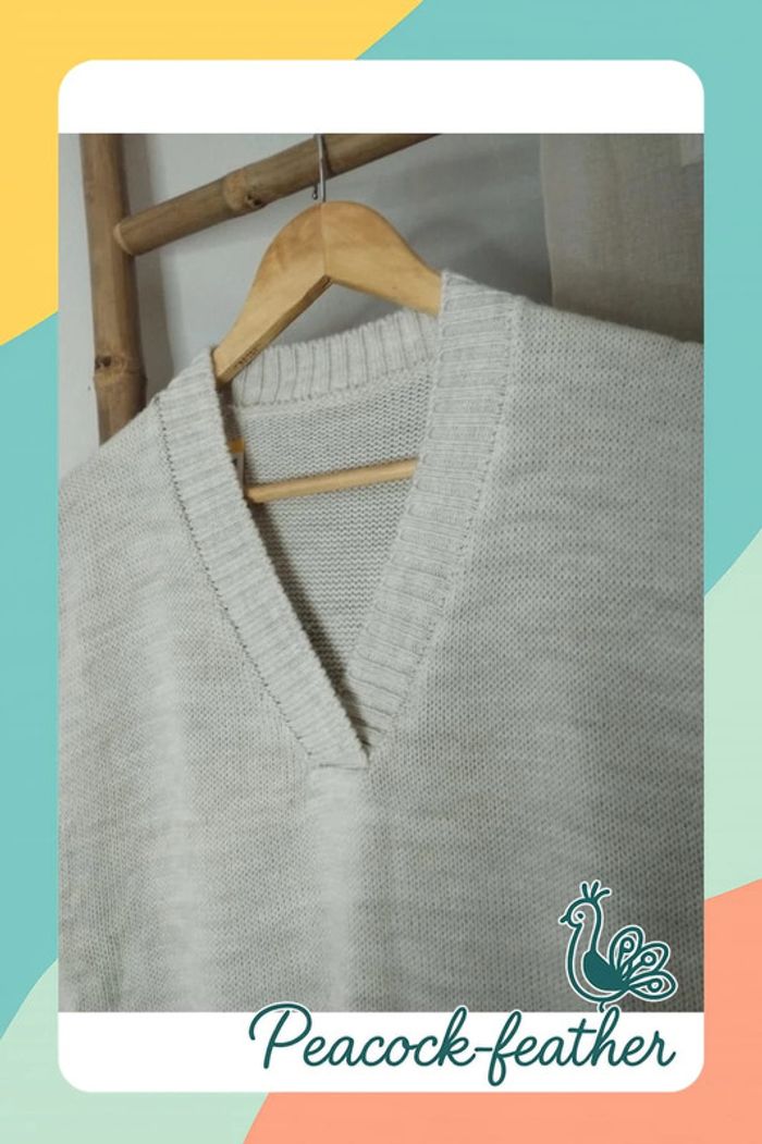Pull crème sans manches TU neuf - photo numéro 2