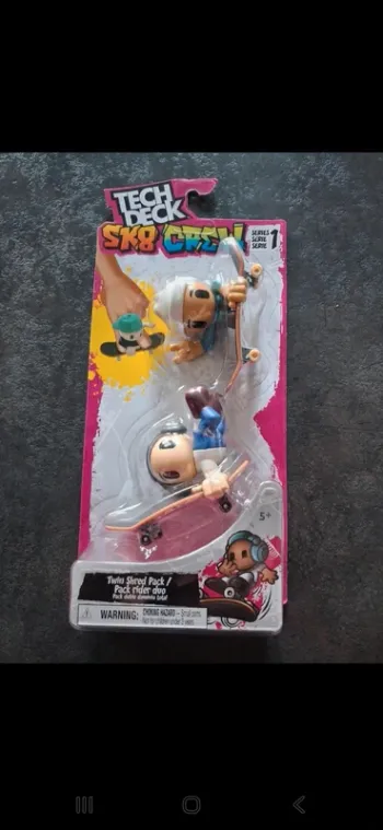 Tech Deck SK8 Crew – Pack figurines + skate (neuf)