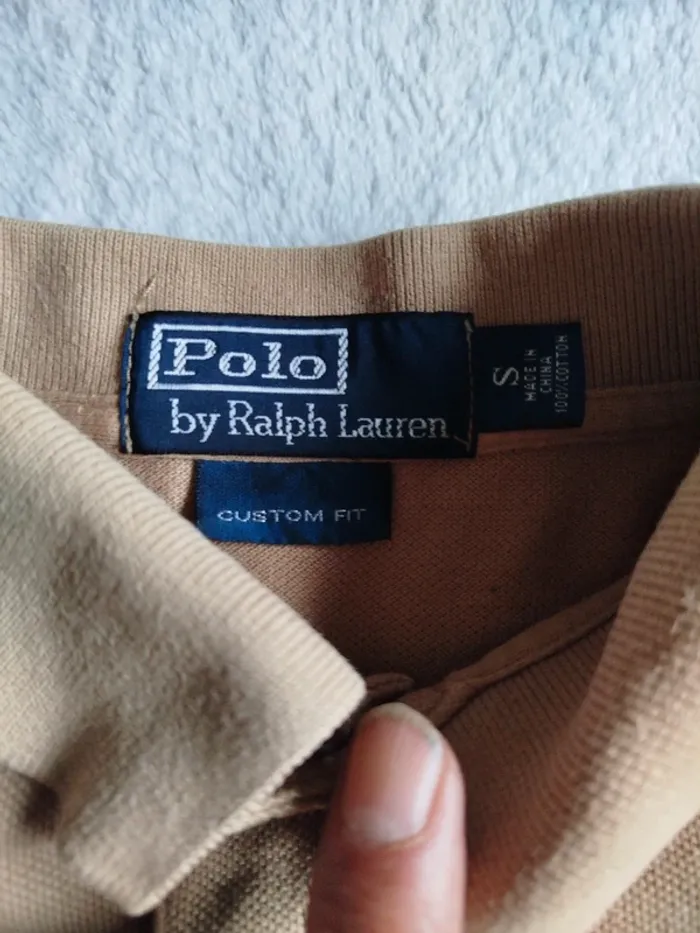 Polo Ralph Lauren beige taille S - photo numéro 2