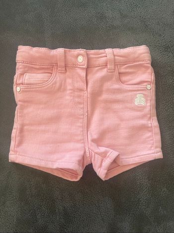 Short rose fille Lulu Castagnette 2 ans