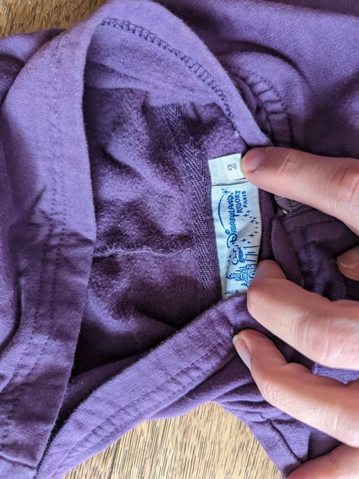 Gilet zippé capuche princesses Disney 2 ans - photo numéro 3