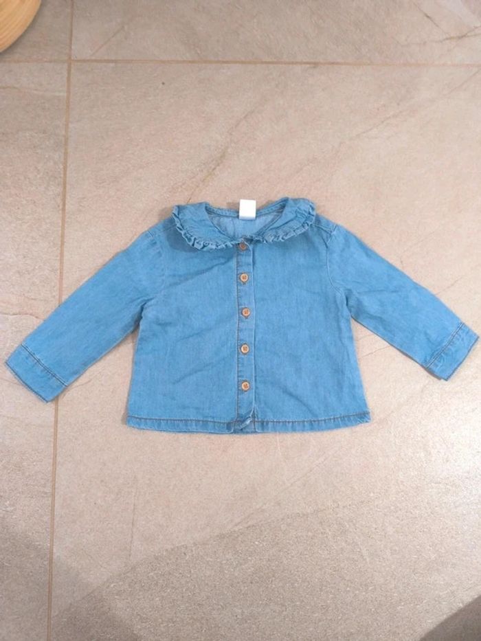 Blouse jean fine Tex 9m - photo numéro 5