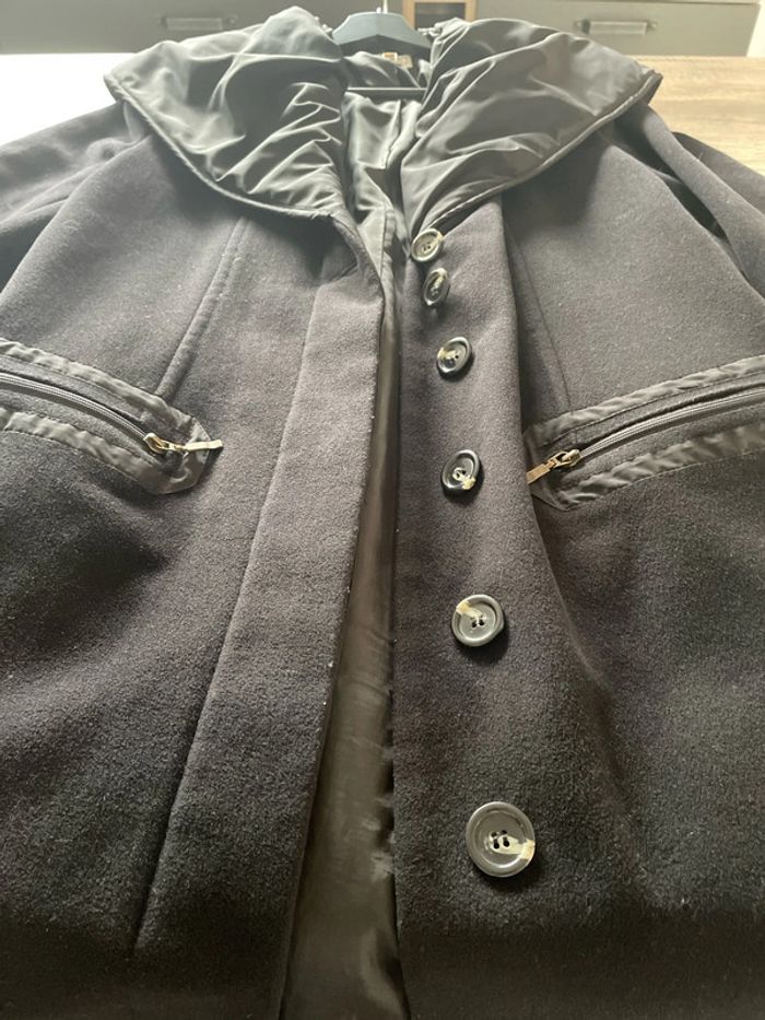 Manteau noir T.46 - photo numéro 7
