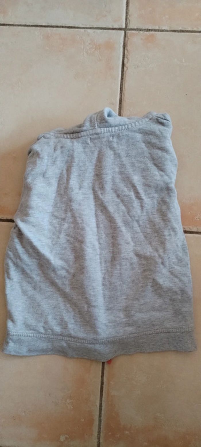 Veste zippé grise - photo numéro 6