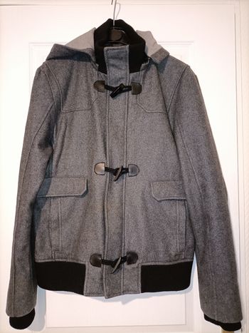 Manteau gris M Jules avec capuche