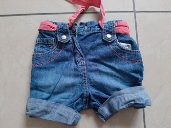 Short en jean fille 12 mois
