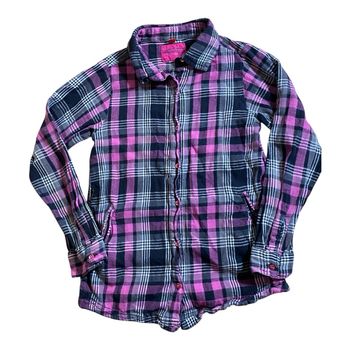 Campus Rock Chemise rose/noire Taille 8 ans