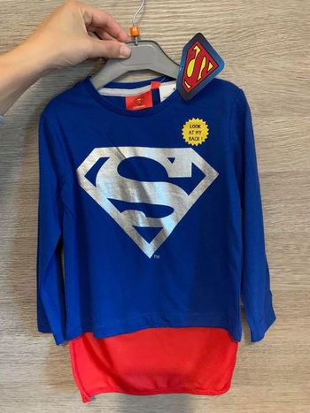 tee shirt manche longue superman