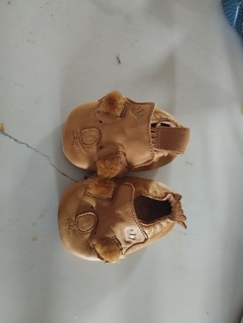 Chaussons cuir easy peasy neufs