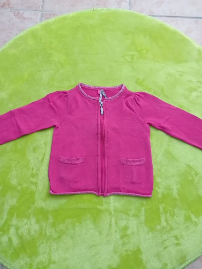 Gilet rose Orchestra taille 3 ans
