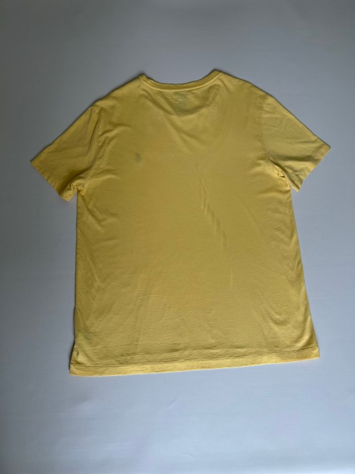 T-shirt Ralph Lauren col rond jaune homme taille L - photo numéro 3