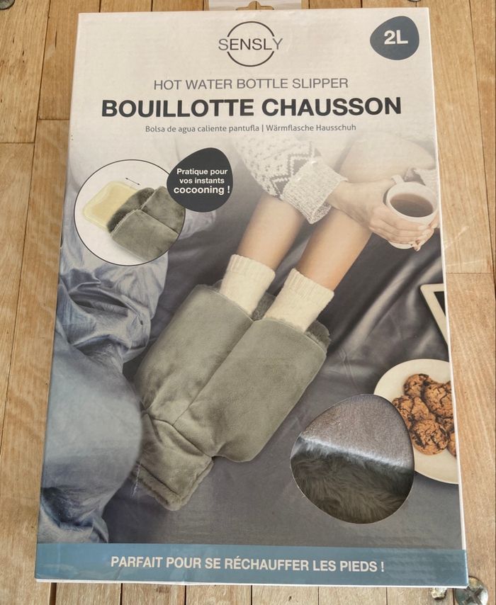 Bouillotte chausson jamais ouvert