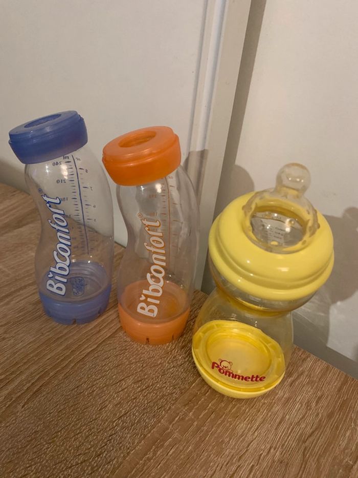 3 biberons plastique anti colique contenance 240,260 ml - photo numéro 4