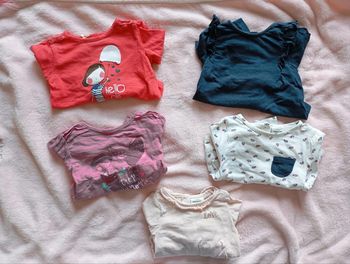 Lots de 5 t-shirt 3 mois