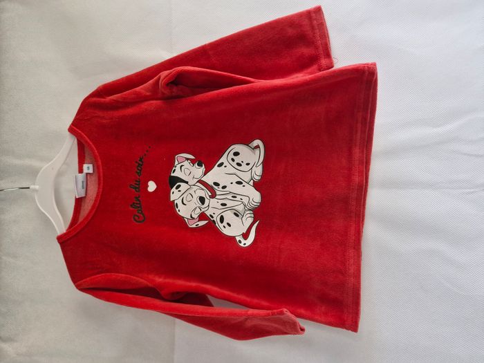 Pyjama 2 pièces mixte 4 ans Disney Animals Personnage dalmatien Câlin du soir - photo numéro 3